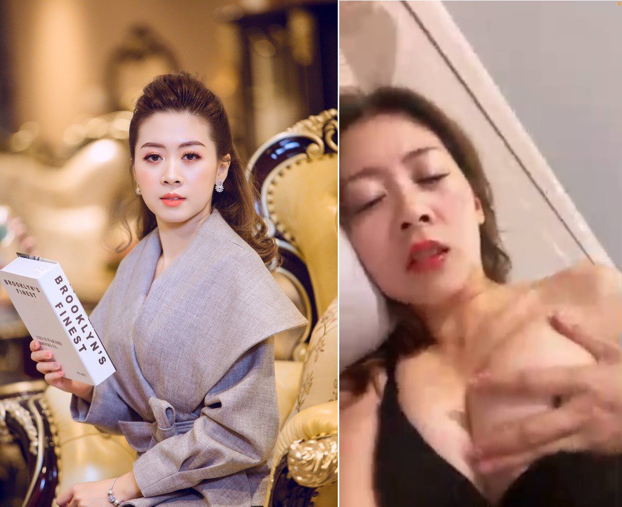 Thạc sĩ tâm lý Bích Ngọc bị lộ clip tự quay chịch nhau - không che